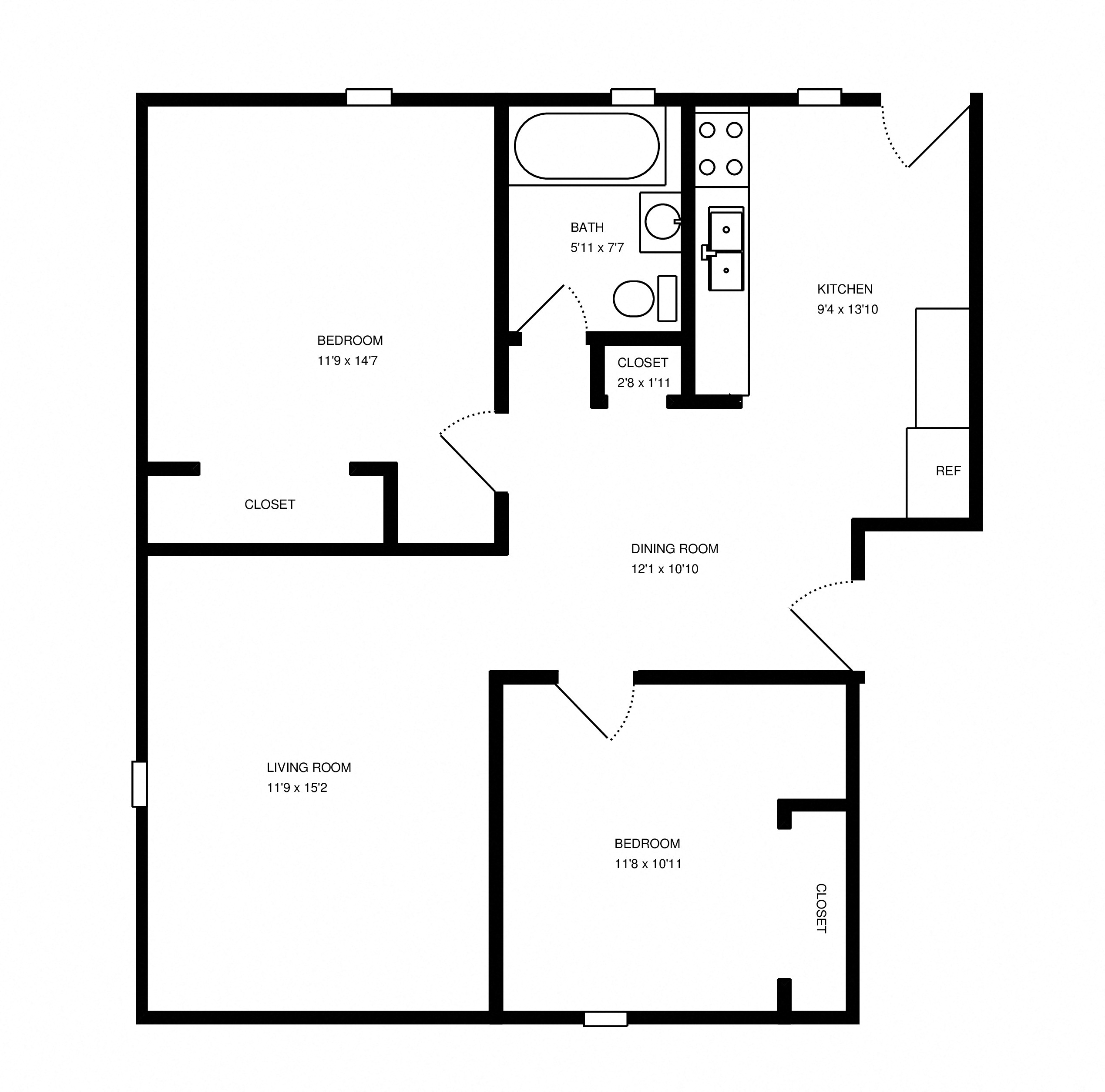 Two Bedroom A